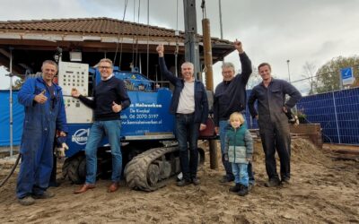Eerste heipaal voor Tennisvereniging Alkemade