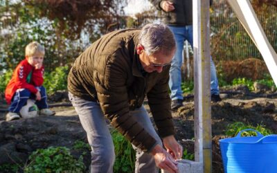 Eerste steen kleed- en clubgebouw EMM’21 