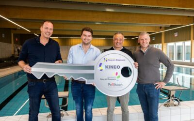 Sleuteloverdracht zwembad Kineo